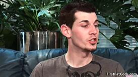 Aiden blue gets his very first big gay video