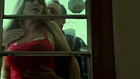 Redhead milf Darla Crane takes a massive facial after hardcore action.