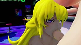 Futa Milf Fucks Hard At The Bar In RWBY Hentai!