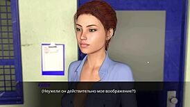 Slutty trio bangs doggystyle at work in echoes of lust. episode 2 part 38 unfolds wild action.