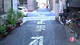 Cute Asian sister Fukayuki Arisaka masturbates and fingers to orgasm in one-room sex life intro