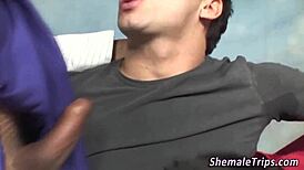 i love watching shemales anal bang this lucky guy