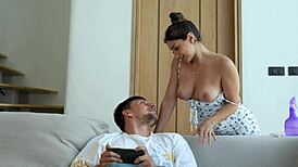 Stepmom, Are You Sure About Fucking Stepson While We're Alone at Home?