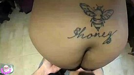 Naughty wife receiving the technician without panties and bra