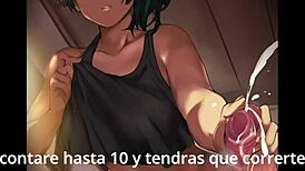 Maki Zenin用伪娘娘炮手淫指导支配