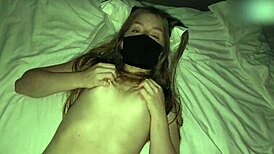 Wow! She couldn’t hold back moans while banging a Russian beauty