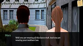 I explore my new family in this erotic anime hentai.