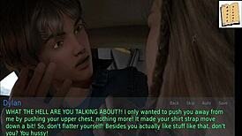 Beautiful wife and stepmother with big cans in homemade video