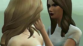 Horny Blonde Tries To Act Innocent And Gets Fucked In Sims 4 3D Animation