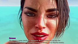 Complete Gameplay Unveiled! Life in Santa County Part 15 with Big Tits Model