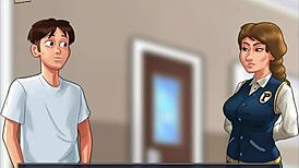 Teacher With Big Ass And Tits In Summertime Saga