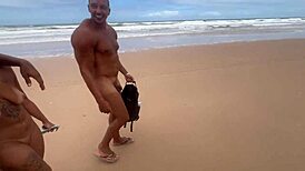 Damn! Took My Friend to Nudist Beach for Wild African Gay Action! Unforgettable Fetish Fun!