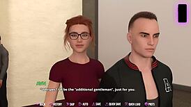 Yo, College Kings 2 ep 11 got this naughty redhead craving my big cock! 😈