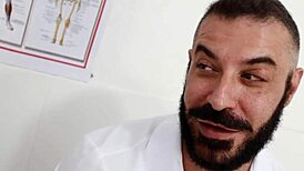 Massage session turns into hardcore gay threesome with monster cocks 😈