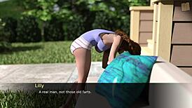 Pine falls big tits porn in 3d hentai game