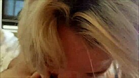 Blonde Chubby Doll Delivers Perfect Blowjob in Homemade POV
