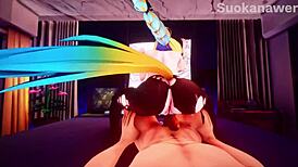 Uma Musume rides in cowgirl with squirting 😍