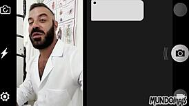 Massage session turns into hardcore gay threesome with monster cocks 😈