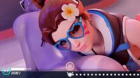 Cock hero guides fap session in anime.