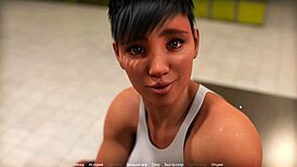 I’m hooked on this WVM Part 43 gameplay with hot 3D cartoon action in the gym!