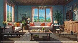 Blurring the Walls Romance Hentai Game Ep 3: Teasing Boyfriend with Voyeurism