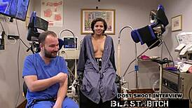 Patient Rebel Wyatt’s pussy blasted with cum by doctor in POV hentai action