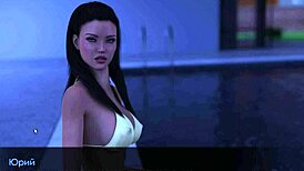 dude, you gotta see this sexy milf in a hentai dress giving a monster cock handjob in summer with mia 2 part 4!