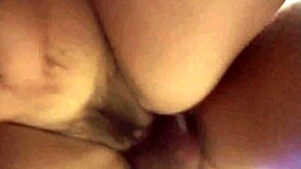 When I suck my husband's penis and he cums on my face.