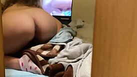 Yo, did you really catch your stepsister watching gangbang porn with double penetration?