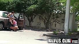 ivy winters caught on pervs on patrol parking lot jam