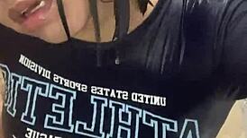 I saw the young colombian girl fucking her best friend in the bathroom.