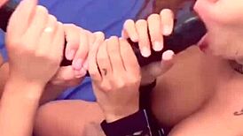 we're pounding our pussies hard with bbc alongside briana moon & venus.