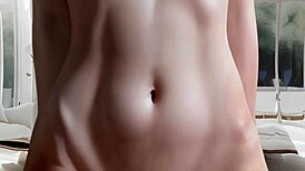 Petite blonde rides in girlfriend simulator hentai pov