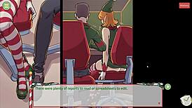 i'm so excited for claus secret surprise, the boss's huge cock is amazing!