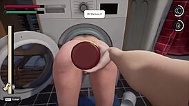 stepmom stuck in washing machine gameplay