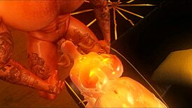 Maid Binds Boss For Special Service!