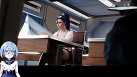 Kaisacademy曲线美女穿着性感服装在3D中获得浓厚内射