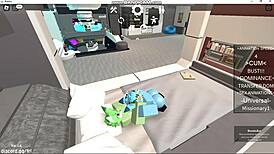 I watch these Roblox furry gays have comfortable oral sex in their world