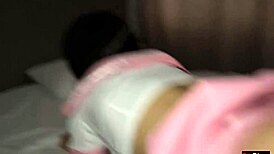 i pound a skinny babe’s tight anal, finish deep