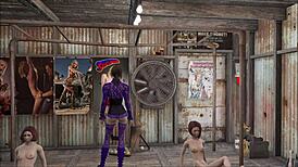 Special style collection of Fallout 4 gameplay with Slim the Slutty Brunette
