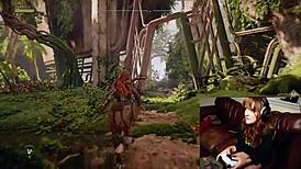 redhead european gamer slut forgets webcam on during play