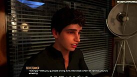3D game with hot stepsis and huge dildo action