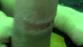 Big hard cock in bathroom for sucking