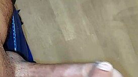 watch me masturbate my cock in the hotel and cum on the floor?