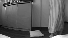 Wife cheats on her husband with his best friend in a real homemade setting.