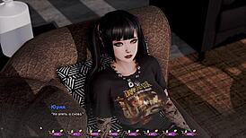 Redhead Whore Dominates Gym with Big Tits in Pale Carnations