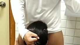 Got a Tasty Blowjob from a Guy in the Disabled Bathroom