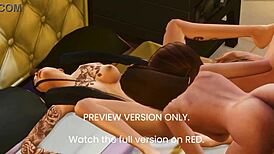 I-I built this bitch in 3d hentai, but the preview's got me all messed up with group sex and anime porn