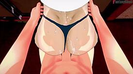 Samui Gets Fucked Hard In POV Naruto Hentai With See-Through Fantasy