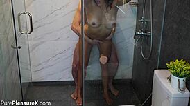 perverted milf licks pussy in hotel orgy cumshot party